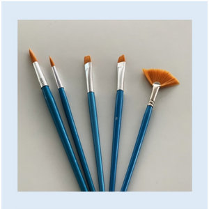 Hobby & Crafting Fun Penselen startset 5 stuks synthetisch Hobby & Crafting Fun Penselen startset 5 stuks synthetisch