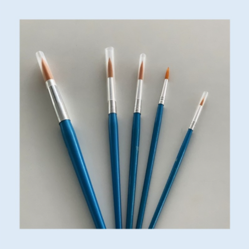 Hobby & Crafting Fun Penselenset rond 5 stuks synthetisch Hobby & Crafting Fun Penselenset rond 5 stuks synthetisch