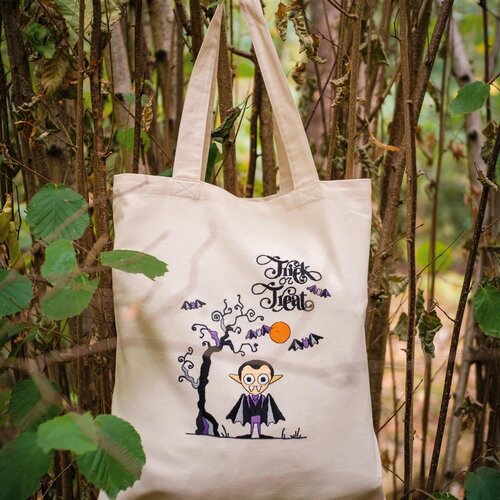 Vervaco Vervaco Borduurpakket Halloween Tas 35 x 41 cm