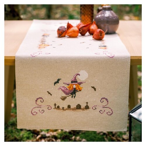 Vervaco Vervaco Tafelloper Halloween 35 x 95 cm