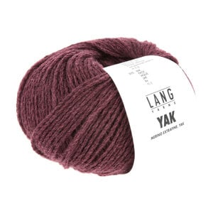 Lang Yarns Lang Yarns Yak 0064 Donkerrood Melange Lang Yarns Lang Yarns Yak 0064 Donkerrood Melange