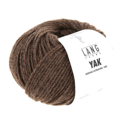 Lang Yarns Lang Yarns Yak 0167 Chocoladebruin Lang Yarns Lang Yarns Yak 0167 Chocoladebruin