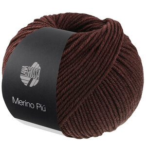 Lana Grossa Lana Grossa Merino Piú 0018 Donkerbruin Lana Grossa Lana Grossa Merino Piú 0018 Donkerbruin