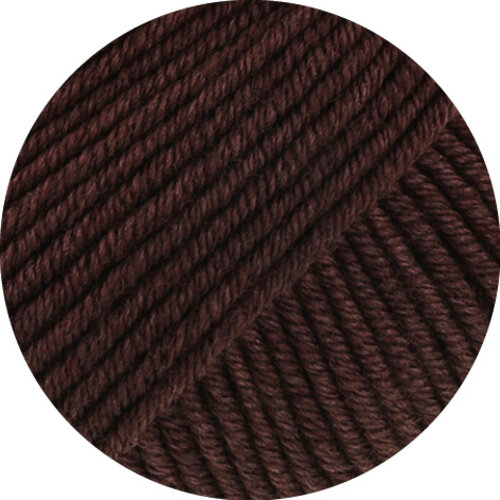 Lana Grossa Lana Grossa Merino Piú 0018 Donkerbruin Lana Grossa Lana Grossa Merino Piú 0018 Donkerbruin