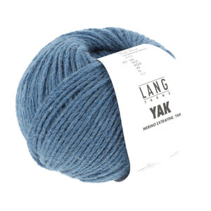 Lang Yarns Lang Yarns Yak 0021 Azuurblauw Melange Lang Yarns Lang Yarns Yak 0021 Azuurblauw Melange