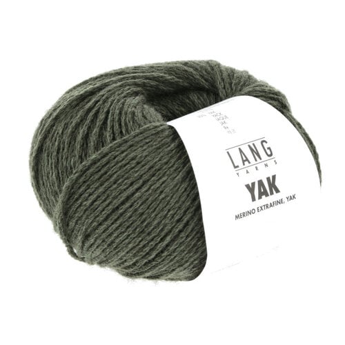 Lang Yarns Lang Yarns Yak 0098 Donkerolijfgroen