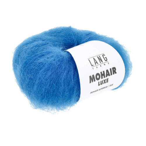 Lang Yarns Lang Yarns Mohair Luxe nr 0121 Kobaltblauw