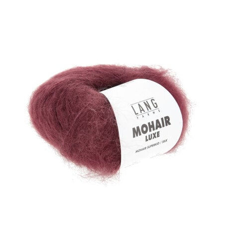 Lang Yarns Lang Yarns Mohair Luxe nr 0162 Wijnrood Lang Yarns Lang Yarns Mohair Luxe nr 0162 Wijnrood