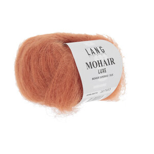 Lang Yarns Lang Yarns Mohair Luxe nr 0075 Donkeroranje Lang Yarns Lang Yarns Mohair Luxe nr 0075 Donkeroranje