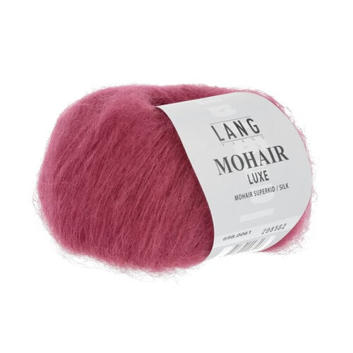 Lang Yarns Lang Yarns Mohair Luxe nr 0061 Geranium Lang Yarns Lang Yarns Mohair Luxe nr 0061 Geranium