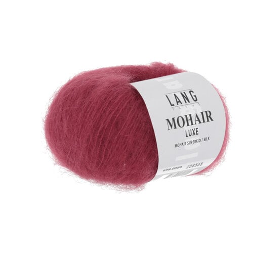 Lang Yarns Lang Yarns Mohair Luxe nr 0060 Rood Lang Yarns Lang Yarns Mohair Luxe nr 0060 Rood
