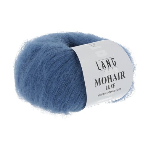 Lang Yarns Lang Yarns Mohair Luxe nr 0106 Blauw Lang Yarns Lang Yarns Mohair Luxe nr 0106 Blauw