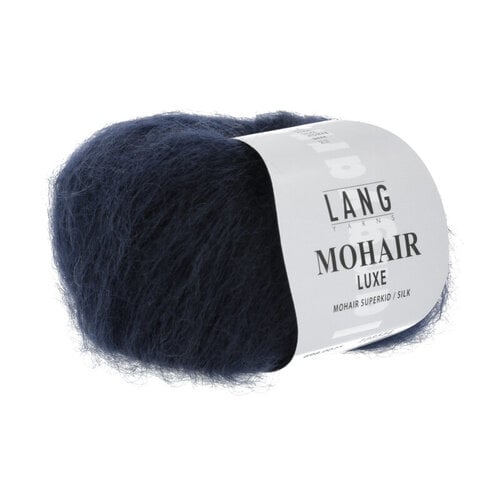 Lang Yarns Lang Yarns Mohair Luxe nr 0025 Navyblue Lang Yarns Lang Yarns Mohair Luxe nr 0025 Navyblue