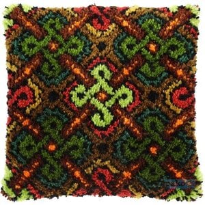 Pako Smyrna knoopkussen Symmetrisch 40 x 40 cm Pako Smyrna knoopkussen Symmetrisch 40 x 40 cm