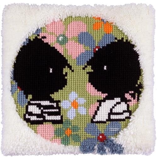 Pako Pako Smyrna Kruissteekkussen Jip en Janneke 40 x 40 cm Pako Pako Smyrna Kruissteekkussen Jip en Janneke 40 x 40 cm