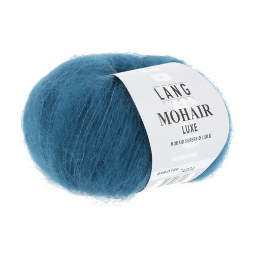 Lang Yarns Lang Yarns Mohair Luxe nr 0188 Donkerpetrol