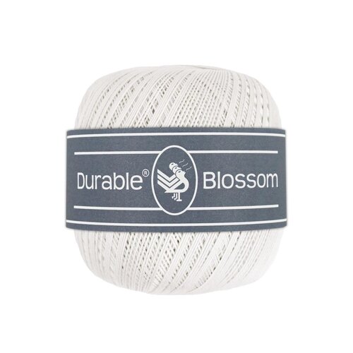 Durable Durable Blossom brei- en haakgaren wit 310 Durable Durable Blossom brei- en haakgaren wit 310