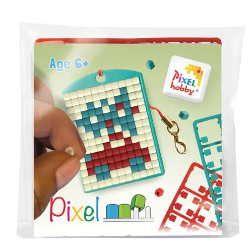 PixelHobby Pixelhobby Sleutelhanger Kerst auto 23170