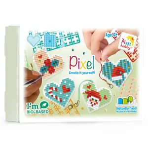 PixelHobby Pixel Sleutelhanger Box Kerst