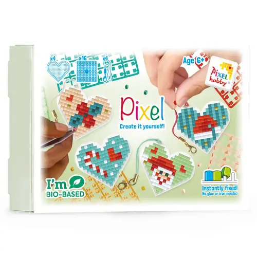 PixelHobby Pixel Sleutelhanger Box Kerst