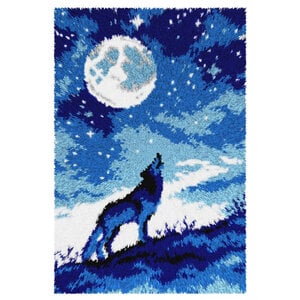 Orchidea Smyrna knoopkleed Wolf at night 50 x 74.5 cm Orchidea Smyrna knoopkleed Wolf at night 50 x 74.5 cm
