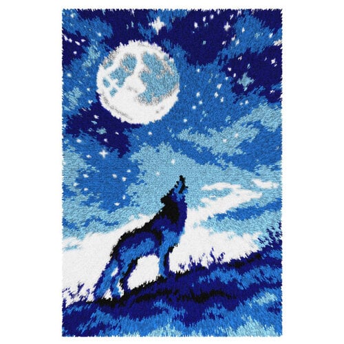 Orchidea Smyrna knoopkleed Wolf at night 50 x 74.5 cm Orchidea Smyrna knoopkleed Wolf at night 50 x 74.5 cm