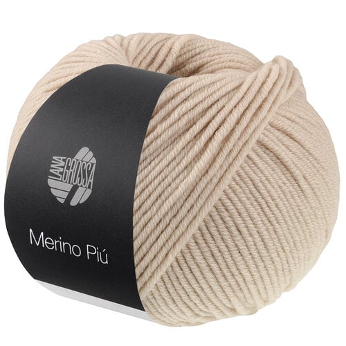 Lana Grossa Lana Grossa Merino Piú 0002 Beige