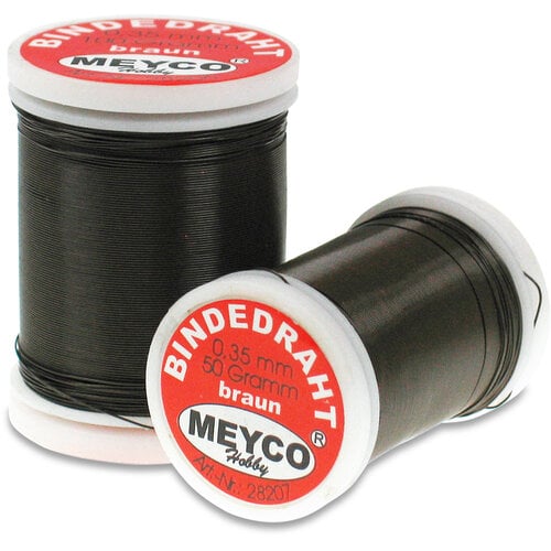 Meyco Dun binddraad 0.35 mm bruin Meyco Dun binddraad 0.35 mm bruin