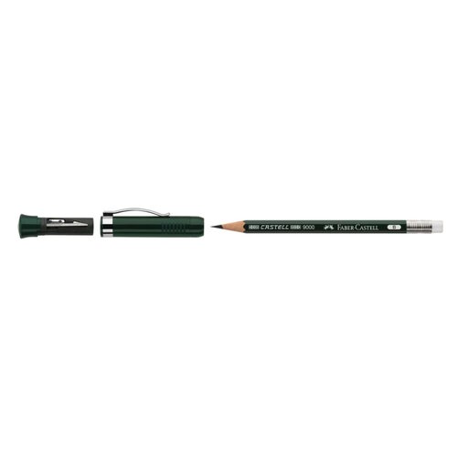 Faber Castell Faber Castell Potlood 9000 B Perfect Pencil met gum en puntenslijper