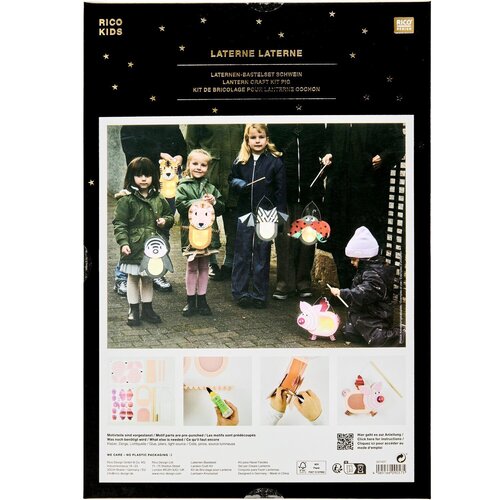 Rico Design Lampion Knutelset Varkentje Rico Design Lampion Knutelset Varkentje
