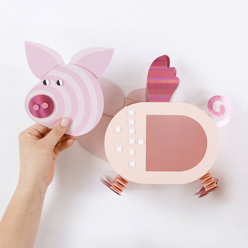 Rico Design Lampion Knutelset Varkentje Rico Design Lampion Knutelset Varkentje