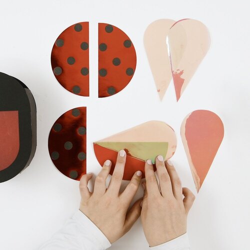Rico Design Lampion Knutelset lieveheersbeestje Rico Design Lampion Knutelset lieveheersbeestje