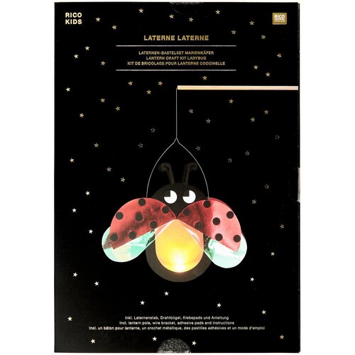 Rico Design Lampion Knutelset lieveheersbeestje Rico Design Lampion Knutelset lieveheersbeestje