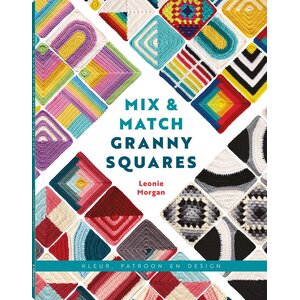Librero Haakboek Mix & match granny squares Librero Haakboek Mix & match granny squares