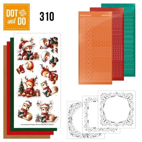 Hobbydots Dot and Do 310 Furry Christmas Friends Hobbydots Dot and Do 310 Furry Christmas Friends
