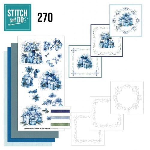 Hobbydots Stitch and Do 270 Blue Christmas