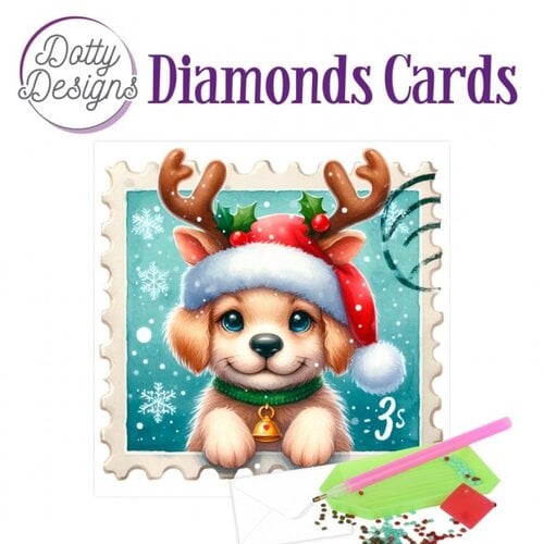 Dotty Designs Diamond Painting Kaart Santa Paws Dotty Designs Diamond Painting Kaart Santa Paws