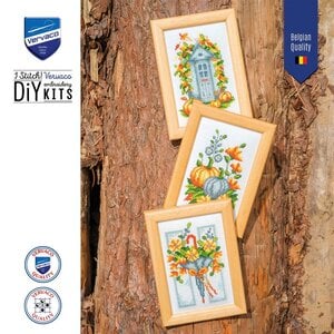 Vervaco Vervaco Miniatuur Herfst set van 3