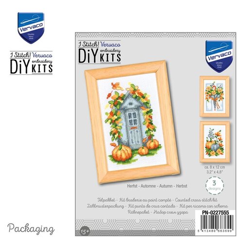 Vervaco Vervaco Miniatuur Herfst set van 3