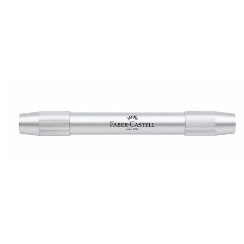 Faber Castell Potloodverlenger dubbelzijdig aluminium Faber Castell Potloodverlenger dubbelzijdig aluminium