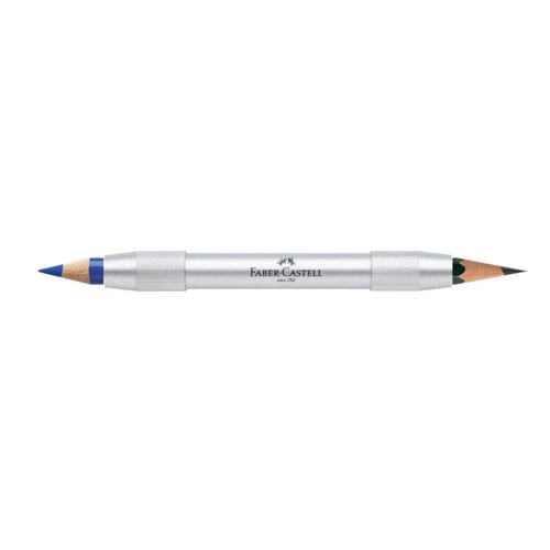 Faber Castell Potloodverlenger dubbelzijdig aluminium Faber Castell Potloodverlenger dubbelzijdig aluminium