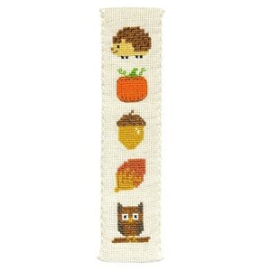 The Crafty Company Boekenlegger borduurpakket Autumn Lover 5 x 17 cm