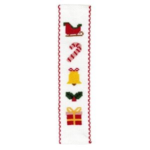 The Crafty Company Boekenlegger borduurpakket Christmas Magic 5 x 17 cm The Crafty Company Boekenlegger borduurpakket Christmas Magic 5 x 17 cm