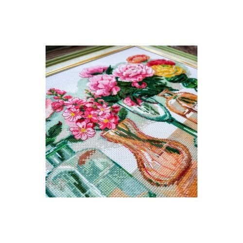 Riolis Riolis borduurpakket Flower Symphony Riolis Riolis borduurpakket Flower Symphony