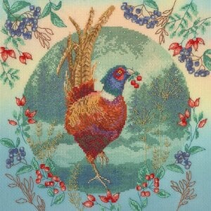 Bothy Threads Bothy Threads borduurpakket Fall Feathers Bothy Threads Bothy Threads borduurpakket Fall Feathers