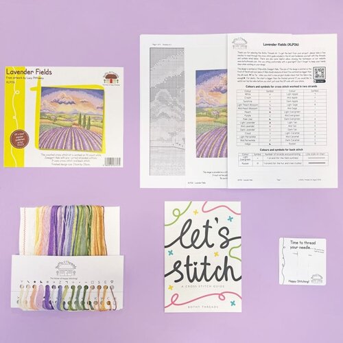 Bothy Threads Bothy Threads borduurpakket Lavender Fields Bothy Threads Bothy Threads borduurpakket Lavender Fields