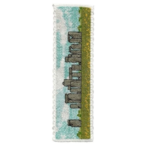 The Crafty Company Boekenlegger borduurpakket Stonehenge The Crafty Company Boekenlegger borduurpakket Stonehenge