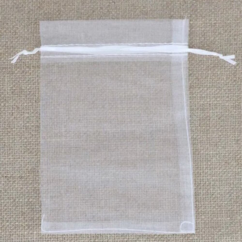 Scheepjeswol Organza zakjes wit