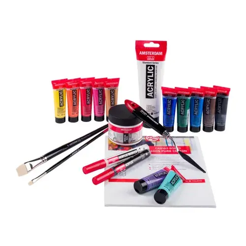 Amsterdam Amsterdam Acrylics Create Set met 20 onderdelen Amsterdam Amsterdam Acrylics Create Set met 20 onderdelen