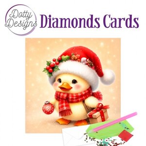 Dotty Designs Diamond Painting Kerstkaart Ducky Christmas Dotty Designs Diamond Painting Kerstkaart Ducky Christmas